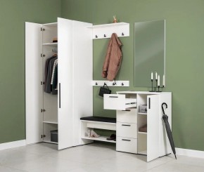 ЭЙР прихожая (модульная) Белый Шагрень в Асбесте - asbest.mebel24.online | фото 27