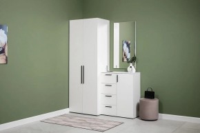 ЭЙР прихожая (модульная) Белый Шагрень в Асбесте - asbest.mebel24.online | фото 3
