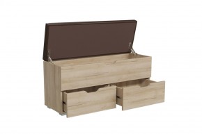 ФЛИНТ Диван (дуб ривьера/коричневый) в Асбесте - asbest.mebel24.online | фото 2