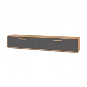 ФЛОРИДА Ф32 Тумба ТВ (дуб золотой/графит) в Асбесте - asbest.mebel24.online | фото