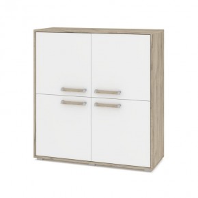 ФЛОРИДА Ф43 Комод (дуб серый/белый) в Асбесте - asbest.mebel24.online | фото