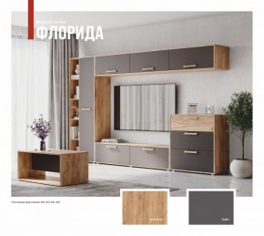 ФЛОРИДА Гостиная (модульная) дуб золотой/графит в Асбесте - asbest.mebel24.online | фото