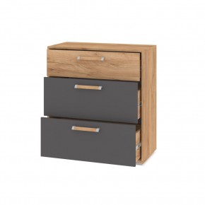 ФЛОРИДА Гостиная (модульная) дуб золотой/графит в Асбесте - asbest.mebel24.online | фото 10