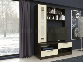 Гостиная Фиеста центр (Дуб Беленый/Венге) в Асбесте - asbest.mebel24.online | фото 3