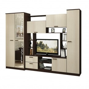 Гостиная Флора (венге/лоредо нов.) в Асбесте - asbest.mebel24.online | фото 1