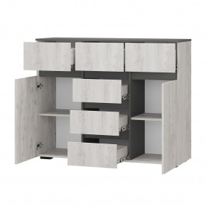 Гостиная Мрия (модульная) Бетон пайн светлый/Графит в Асбесте - asbest.mebel24.online | фото 14