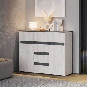 Гостиная Мрия (модульная) Бетон пайн светлый/Графит в Асбесте - asbest.mebel24.online | фото 17