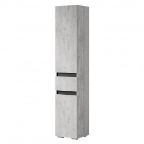 Гостиная Мрия (модульная) Бетон пайн светлый/Графит в Асбесте - asbest.mebel24.online | фото 4