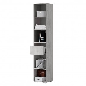 Гостиная Мрия (модульная) Бетон пайн светлый/Графит в Асбесте - asbest.mebel24.online | фото 5