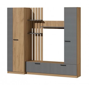 Гостиная Юджи (Дуб Крафт золотой/Графит) в Асбесте - asbest.mebel24.online | фото 2