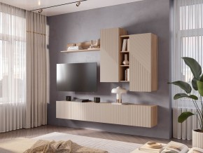 Гостиный модуль Эмилия ГМ-12 (Дуб смоки/Айриш (MF03)) в Асбесте - asbest.mebel24.online | фото 3