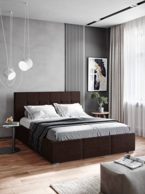 Интерьерная Кровать Рио 1.4 Ортопед ПМ с ящиком Коричневый  в Асбесте - asbest.mebel24.online | фото