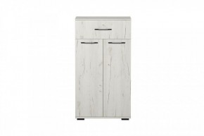 ИТАЛИЯ Зеркало 600/Тумба Комби ТК 600 (дуб крафт белый) в Асбесте - asbest.mebel24.online | фото 3