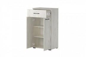 ИТАЛИЯ Зеркало 600/Тумба Комби ТК 600 (дуб крафт белый) в Асбесте - asbest.mebel24.online | фото 4
