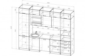 ЖАСМИН Кухонный гарнитур Экстра 5 (3000 мм) в Асбесте - asbest.mebel24.online | фото 2