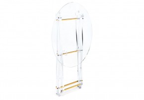 Журнальный стол складной Spirit 40x45 clear / gold в Асбесте - asbest.mebel24.online | фото 1