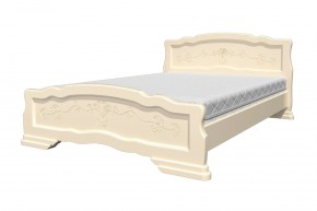 КАРИНА-6 Кровать из массива 1800 (Слоновая кость) в Асбесте - asbest.mebel24.online | фото