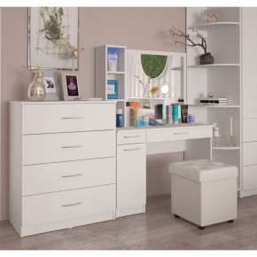 Комод 800 Париж (Белый тиснение) в Асбесте - asbest.mebel24.online | фото 5