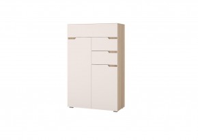 Комод АНТАЛИЯ (Сонома/Белый софт) в Асбесте - asbest.mebel24.online | фото