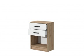 Комод Эконом (Дуб крафт золотой/Белый текстурный) в Асбесте - asbest.mebel24.online | фото 2