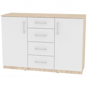 Комод K-93x135x45-1 (ДСС-Белый) Калисто в Асбесте - asbest.mebel24.online | фото
