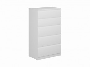 Комод КАСТОР с пятью ящиками, цвет белый в Асбесте - asbest.mebel24.online | фото