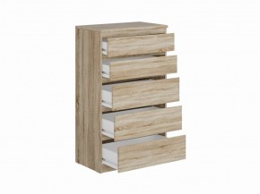 Комод КАСТОР с пятью ящиками, цвет Дуб Сонома в Асбесте - asbest.mebel24.online | фото 2