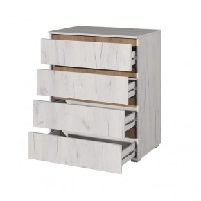 Комод Лиана (Дуб Крафт Белый/Дуб Крафт Золотой) в Асбесте - asbest.mebel24.online | фото