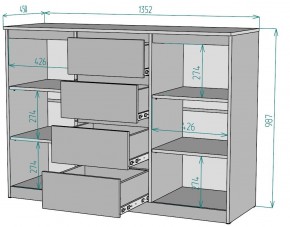 Комод Мальта K118 в Асбесте - asbest.mebel24.online | фото 2