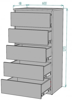 Комод Мальта K132 в Асбесте - asbest.mebel24.online | фото 2