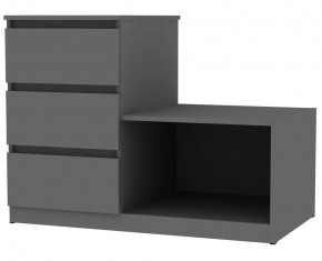Комод Мальта K206 (Графит) в Асбесте - asbest.mebel24.online | фото