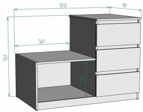 Комод Мальта K207 в Асбесте - asbest.mebel24.online | фото 2