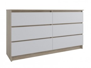 Комод МОРИ МК 1380.6 (Дуб Сонома/Белый) в Асбесте - asbest.mebel24.online | фото 1