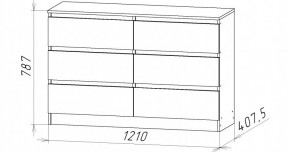 НИЦЦА-7 Комод (НЦ.07) в Асбесте - asbest.mebel24.online | фото 3