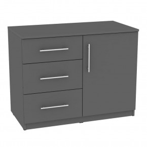Комод "Калисто (K13)" ручка рейлинг (Графит) в Асбесте - asbest.mebel24.online | фото