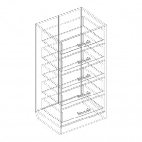 Комод с 5 ящиками "Милана" в Асбесте - asbest.mebel24.online | фото 3