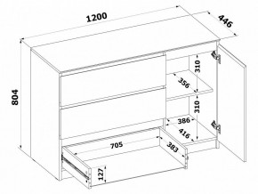 Комод Т-3Р в Асбесте - asbest.mebel24.online | фото 4