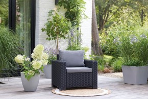 Комплект кресел Калифорния (California chair) графит в Асбесте - asbest.mebel24.online | фото 1