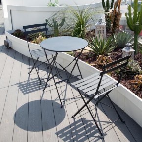 Комплект садовой мебели OTS-001R (стол + 2 стула) металл в Асбесте - asbest.mebel24.online | фото 2