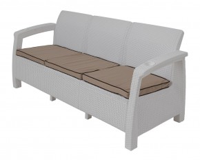 Комплект уличной мебели Yalta Premium Terrace Triple Set (Ялта) белый (+подушки под спину) в Асбесте - asbest.mebel24.online | фото 2
