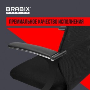 Кресло BRABIX PREMIUM "Ultimate EX-801" хром, плотная двойная сетка Х2, черное, 532917 в Асбесте - asbest.mebel24.online | фото 3