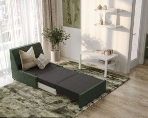 Кресло для отдыха Йоки тёмно-зелёный, ткань рогожка в Асбесте - asbest.mebel24.online | фото 4