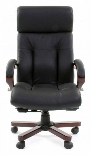 Кресло для руководителя Chairman 421 черный/орех темный, черный в Асбесте - asbest.mebel24.online | фото 2