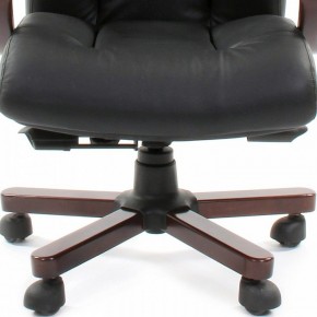 Кресло для руководителя Chairman 421 черный/орех темный, черный в Асбесте - asbest.mebel24.online | фото 4