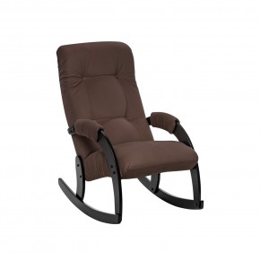 Кресло-качалка Модель 67 Венге, ткань V 26 в Асбесте - asbest.mebel24.online | фото 1