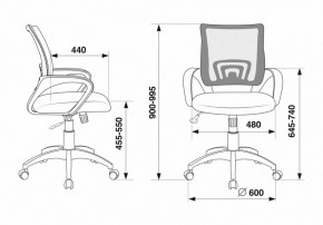 Кресло компьютерное CH-695N/BL/TW-11 в Асбесте - asbest.mebel24.online | фото 12