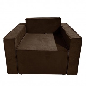 Кресло-кровать Принц КК1-ВК (велюр коричневый) в Асбесте - asbest.mebel24.online | фото
