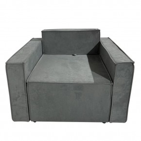 Кресло-кровать Принц КК1-ВСе (велюр серый) в Асбесте - asbest.mebel24.online | фото