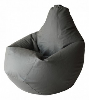 Кресло-мешок Серая ЭкоКожа 3XL 150*110 см в Асбесте - asbest.mebel24.online | фото