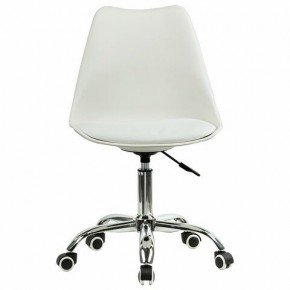 Кресло стул BRABIX "Eames MG-310 CH", хром, пластик белый, экокожа белая, 532923 в Асбесте - asbest.mebel24.online | фото 1